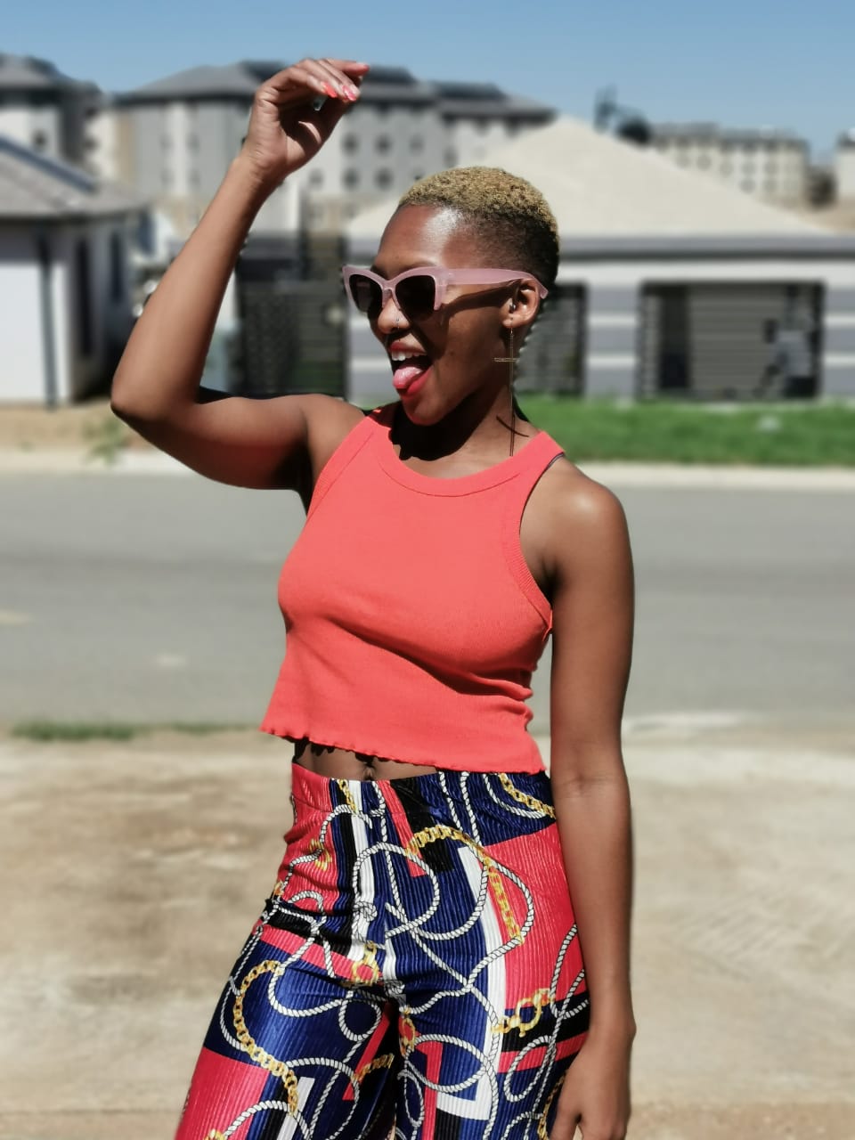 Portrait with warm light